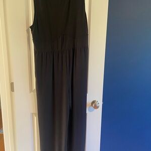 Casual Black Jumpsuit